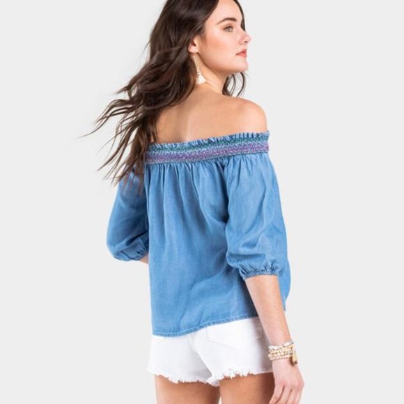Francesca's | NWT Dianna Off The Shoulder Blouse - Picture 3 of 10